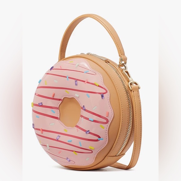 KATE SPADE 3D COFFEE DONUT CROSSBODY BAG NWT - Picture 2 of 11